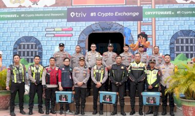 Kapolresta-Sidoarjo-Cek-Kesiapan-Pos-Pam-dan-Pos-Yan-Operasi-Ketupat-Semeru-2026