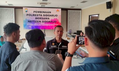 Cegah-Ajaran-Radikalisme-Melalui-Medsos,-Polresta-Sidoarjo-Perkuat-Barisan-Netizen