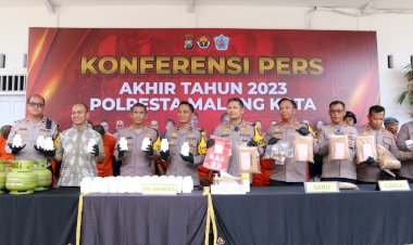 Polresta-Malang-Kota-Berhasil-Mengungkap-1.086-Kasus-Sepanjang-Tahun-2023