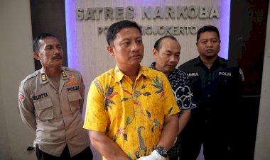 Polres-Mojokerto-Berhasil-Ungkap-Narkoba,-Tersangka-dan-Puluhan-Gram-Sabu-Diamankan