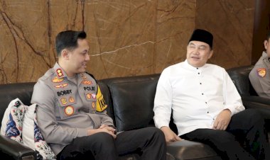 Cooling-System-Pemilu-2024,-Kapolres-Lamongan-Sambang-Ulama-di-Masjid-Namira