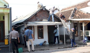 Polisi-Peduli,-Polres-Probolinggo-Kota-Gelar-Kegiatan-Bedah-Rumah