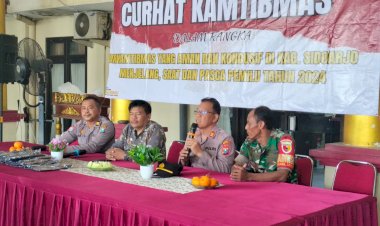 Polsek-Taman-Gelar-Curhat-Kamtibmas