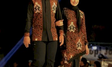 Dukung-Industri-Pariwisata-dan-Kearifan-Budaya-Lokal,-Kapolres-Ngawi-Tampil-Sarimbit-di-Event-NBF-2024