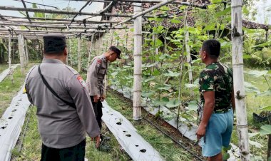 Polisi-Patroli-P2B-Dukung-Program-Ketahanan-Pangan